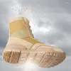 Chaussures de fitness en plein air hommes femmes entraînement de combat bottes tactiques ultralégères ventilateurs de l'armée camping escalade respirant antidérapant militaire