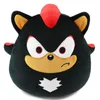 Kreskówka 23 m2 i okrągły super mysz hedgehog4 Plush Toys Dolls Schleńczone anime urodzinowe prezenty domowe Dekoracja sypialni