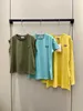女性用Tシャツデザイナー2024早春、新しいMIUラウンドネックカラーTシャツルーズ汎用タンクトップ短袖長3ピースセット8OKC
