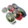 نظارة شمسية مستقطبة للقيادة/الصيد حماية العيون المحايدة نظارات ركوب الدراجات UV400 عرقلة القيادة
