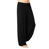 Calças masculinas Harem Yoga Homens Casual Cor Sólida Baggy Belly Dance Slacks Sweatpant Trendy Loose Sport Roupas