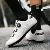 Stövlar 2022 Mountain Bike Shoes Men Selflocking Nonslip Road Cycling Footwear Racing Speed ​​Platt Sneakers Women SPD SL MTB Cleats Shoes