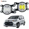 EEMRKE LED-Auto-Nebelscheinwerfer für Toyota Sienta XP210 2023, Frontstoßstangen-Nebelscheinwerfer mit Objektiv, DRL, 30 W, 12 V, Weiß oder Gelb