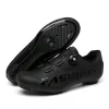 Boots Road Men Cycling Sneaker MTB Sapatos planos de bicicleta de montanha preta de bicicleta de bicicleta de bicicleta de bicicleta