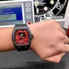 Роскошные мужские механические часы Richa Milles Business Leisure Rm26-02 Полностью автоматические керамические корпусные ленты Модные наручные часы со швейцарским механизмом