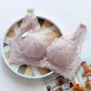 BRAS SEXY CROSSDRESSING BH Women Underwear Push Up Wirefree Bralette Lace Women's Solid Color Comfort Female