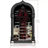 Zegary ścienne Azan Clock Led Muzułmańska Modlitwa Athan Czytaj dom/biuro/meczet cyfrowy wystrój domu