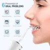 Irrigadores orais Shoben portátil irrigador oral carregamento USB pia dental 300ML tanque de água IPX7 à prova d'água limpador de dentes J0318