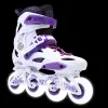 Ayakkabı Orijinal Roselle Sline Skates 90A 76mm 80mm LED Flash Tekerlek Mavi Beyaz Yeşil Pembe Parlak Ruedas Aydınlık Parlatıcı Silindir