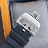 RM Kalender Polshorloge Automatische horlogeband Rubberen band geïmporteerd voor RM011 Swiss