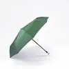 Umbrellas Luxury Inverted Ladies Umbrella Windproof Black Coating Fashion Unique Portable Sun Rain Travel