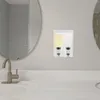 Flytande tvål dispenser väggmonterad dusch schampo 2 kammare kropp tvätthållare flaskor hand
