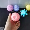 Bola de brinquedo infantil, anel de cabelo para bebê, borracha macia, brinquedo de borracha, anel de pitada, pode morder