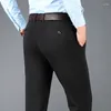 Garnitury męskie do garnitury Spodnie swobodne wiosną i latem luźne proste przedsiębiorstwa w średnim wieku spodni rozmiar