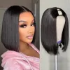 Wigs Straight short Bob U Part Human Hair Wigs For Women U Shape Brazilian Human Hair Glueless Wig No Leave Out Glueless Wig