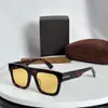 0711 مستطيلات شمسية لامعة سوداء سوداء الرجال نساء صيف صيف شمس Sonnenbrille أزياء ظلال UV400 نظارات