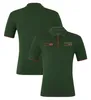 F1 Suit de course 2024 New Team Summer Summer à manches courtes Polo T-shirt pour hommes à séchage rapide peut être personnalisé.