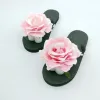 Buty Hahaflower Flip Flip Flops Buhemia Sandały Sandały Buty Buty płaskie plażę Buty różowe 45 Darmowa wysyłka