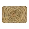 Tapis Elder Futhark Spiral Art sur texture en bois Tapis de bain Viking Tapis de maison Paillasson de cuisine Tapis d'extérieur