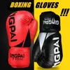 Protective Gear New Kick Boxing Gloves for Men Women PU Karate Muay Thai Guantes De Boxeo Free Fight MMA Sanda Training Adults Kids Equipment yq240318