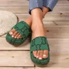 Women Sandals Designer Slippers 2024 New Platform Shoes G Letters Embroidered Thick Sole Sandals For Women Outdoor Beach SlidesT230701
