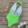 Women's Swimwear Women Swimming Suit 2024 Summer 2PCS Set Sexy Halter Bandage Deep V Neck Romper Bikini Mini Skirt Bathing Swimsuit