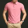 Polos pour hommes Polo à séchage rapide bureau d'affaires coton printemps été automne t-shirt style décontracté grande taille M-5XLshirts