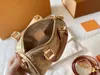 24SS Dames Luxe Designer NanoSpeedy Mini Gouden Tas Kussen Tas Dames Nano Tote Schoudertas Crossbody Tas 16 Cm