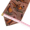 Cravatta di design di vendita calda con motivo animale in seta stampata 10 cm allargata da uomo casual da lavoro puro {categoria}
