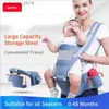 Transportörer slingrar ryggsäckar 0-48 månader Portabebe Baby Carrier Ergonomisk barnbärare Spädbarn Baby Ergonomisk Kangaroo Baby Sling för nyfödda L240318