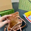 Designer handbag Ophi dias series pink none mini bucket bag handbag women's shoulder bag cross body bag retro fashion shell wallet luxury