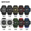 Sanda Hot Selling New Outdoor Sports 3153 Cool Waterproof Electronic Fashion Trend Watch