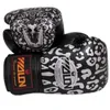 Équipement de protection Gants de boxe Gants de boxe Muay Thai Imprimé léopard Adulte Formation professionnelle Sanda Punching Gants de sac de sable yq240318