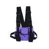 Saco Colete Tático Nylon Militar Peito Rig Pack Bolsa Coldre Harness Walkie Talkie Rádio Cintura Para Dois Sentidos