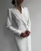 Suits Women's Knee Length Blazer Suit Party Prom Gown Long Style Dress Customize Spring Fashion Office Lady Wear 1 Pcs