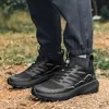 HBP Baba Olmayan Yeni Açık Hava Yürüyüş Spor Ayakkabıları Şok Emilim Slip Olmayan Yürüyüş Kros Kros Çiftleri Ayakkabılar Key Var Anti-Slip Slip Koşu Ayakkabıları