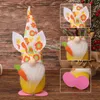 Party Decoration Colorful Hat Easter Ears Faceless Doll Cute Plush Beads Felt Gnomes Ornaments Stable Bottom Dwarf Elf Gift