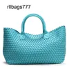 ハンドバッグBottegvenetas Cabat Woven Womens Bag 2024大容量のレジャー通勤ファイル旅行高級ハイエンド