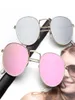 Klassische runde Sonnenbrille Männer Frauen Metallrahmen Modedesigner Sonnenbrille Spiegel Brillen Dame mit Etui9575352