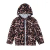 Jackets Toddler Girl Spring Fall Hoodie Jacket Floral Print Long Sleeve Zipper Cardigan