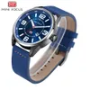 Mini Focus Casual Men's Japanese Movement Calender Night Glow Waterproof Leather Watch Strap 0051G