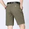 Men's Shorts Cotton Men Knee Length Boardshorts Classic Brand Comfortable Clothing Beach Male Short Trousers