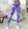 Pantalons pour femmes Tie Dye Yoga Sport Leggings Femmes Sans Couture Taille Haute Push Up Femme Collants Fitness Entraînement Leggins Gym Vêtements 2024