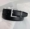 Designer Belt Mens Belt for Woman designer 3.0cm Width High Quality Men Designer Belts S Buckle Womens Waistband 6 color optional white belt Genuine Leather Belt