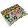 Blankets Babies Accessories Born Crochet Blanket Infant Wrap Swaddle Sunflower Pattern Pography Mat Studio Poshoot Prop