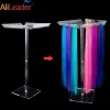 Stands acrylique wig discs rack stand salon salon multi-fonction kératine extensions de cheveux.