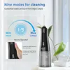 LISM Oral Irrigator USB Rechargeable Water Flosser Portable Dental Water Jet 310ML Water Tank Waterproof Teeth Cleaner 240307