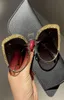 Sunglasses 2022 Cat Eye Women Fashion Brand Designer Female Bling Stones Decoration Handmade Eyewear6633432