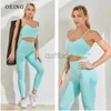 Kvinnors träningsdräkter sömlösa set Sports Tracksuit Women Gym Set Clothing Fitness Suits Outfit Bra Leggings Sportwear 24318