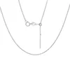 S925 Sterling Silver Chopin Catena universale per donne Simple Clavicle Fine Posizionamento in stile ago regolabile fai da te.